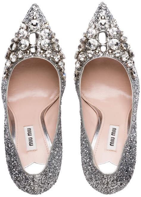 miu miu silver shoe|miu miu heels.